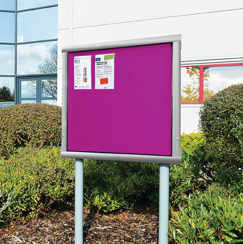 WeatherShield Freestanding Outdoor Showcase (Surface Mounted)