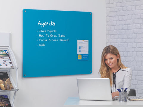 Wall Mounted Magnetic Glass Writing Board